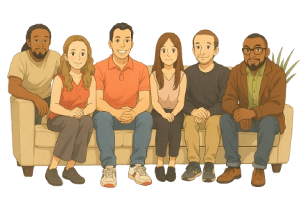 Team anime style photo